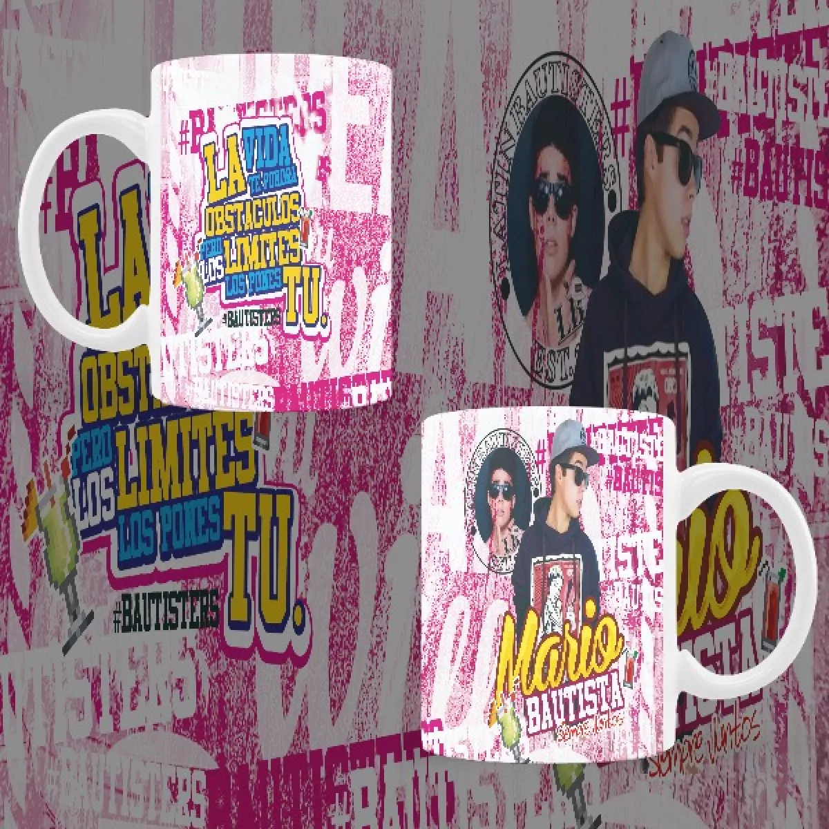 vectores plantilas MARIO,BAUTISTA,CANTANTE,