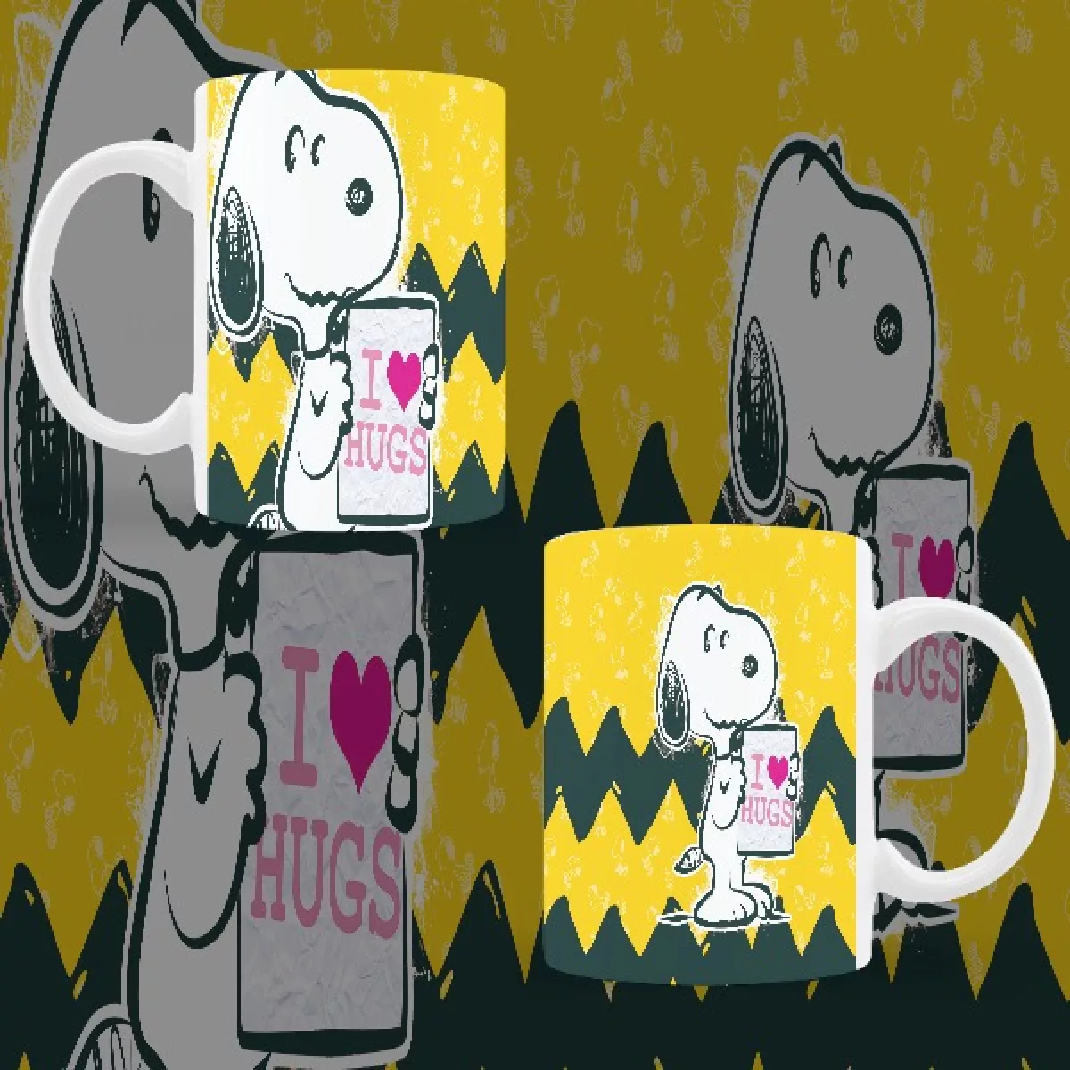 vectores plantilas CARICATURA,SNOOPY,